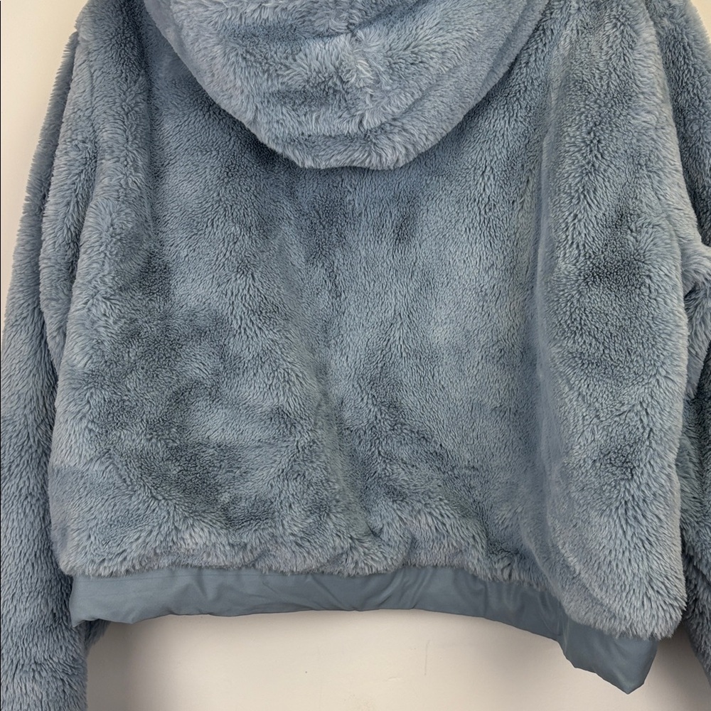 Ellesse Sky Blue Faux Fur Cozy Hoodie - Picture 10 of 10